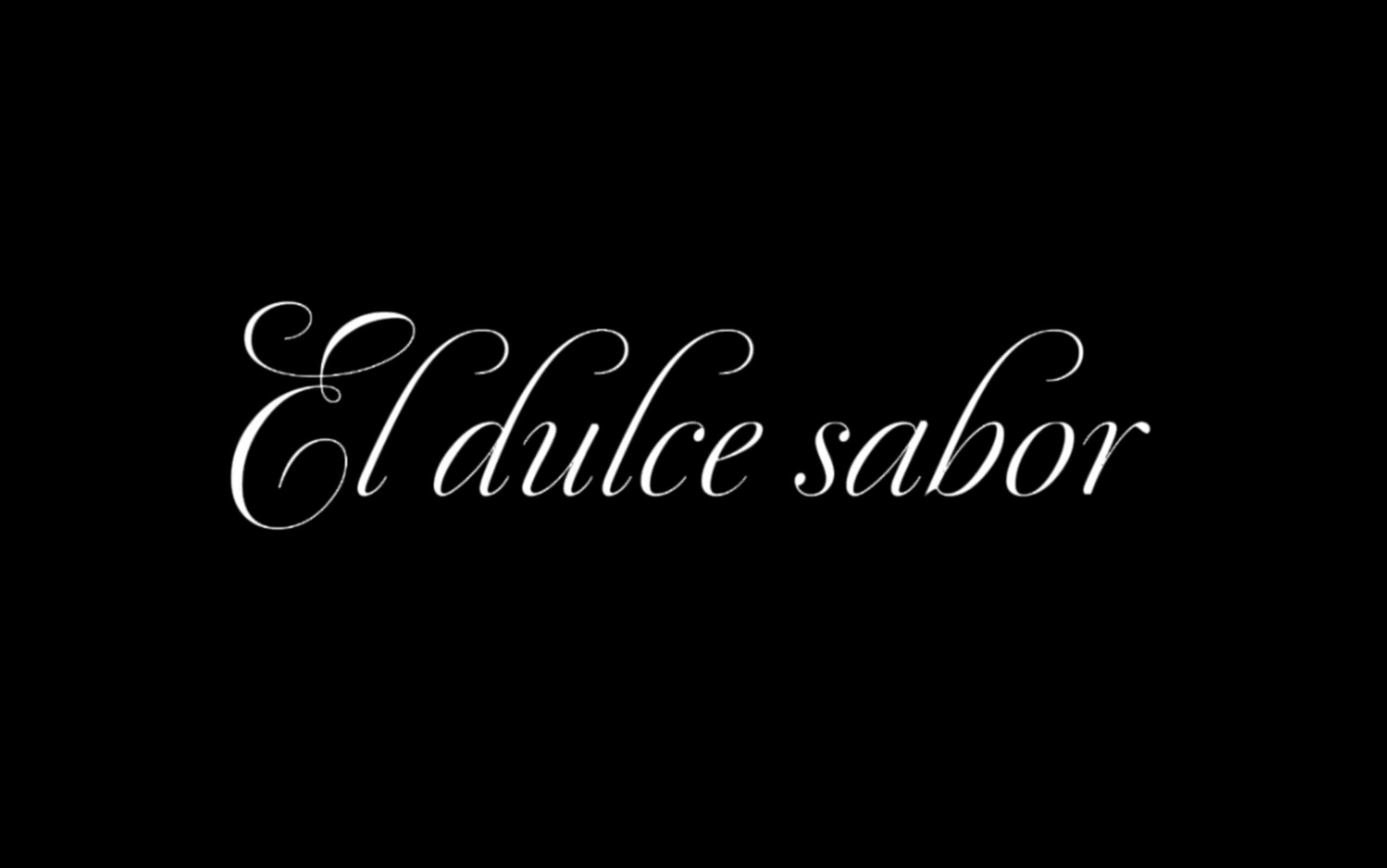 El dulce sabor